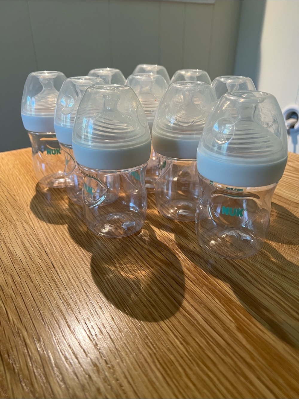 NUK Simply Natural SafeTemp 5 oz Baby Bottles 10-Pack BPA Free Anti-Colic